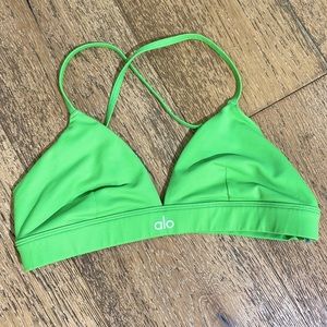 Lime Green Alo Bralette